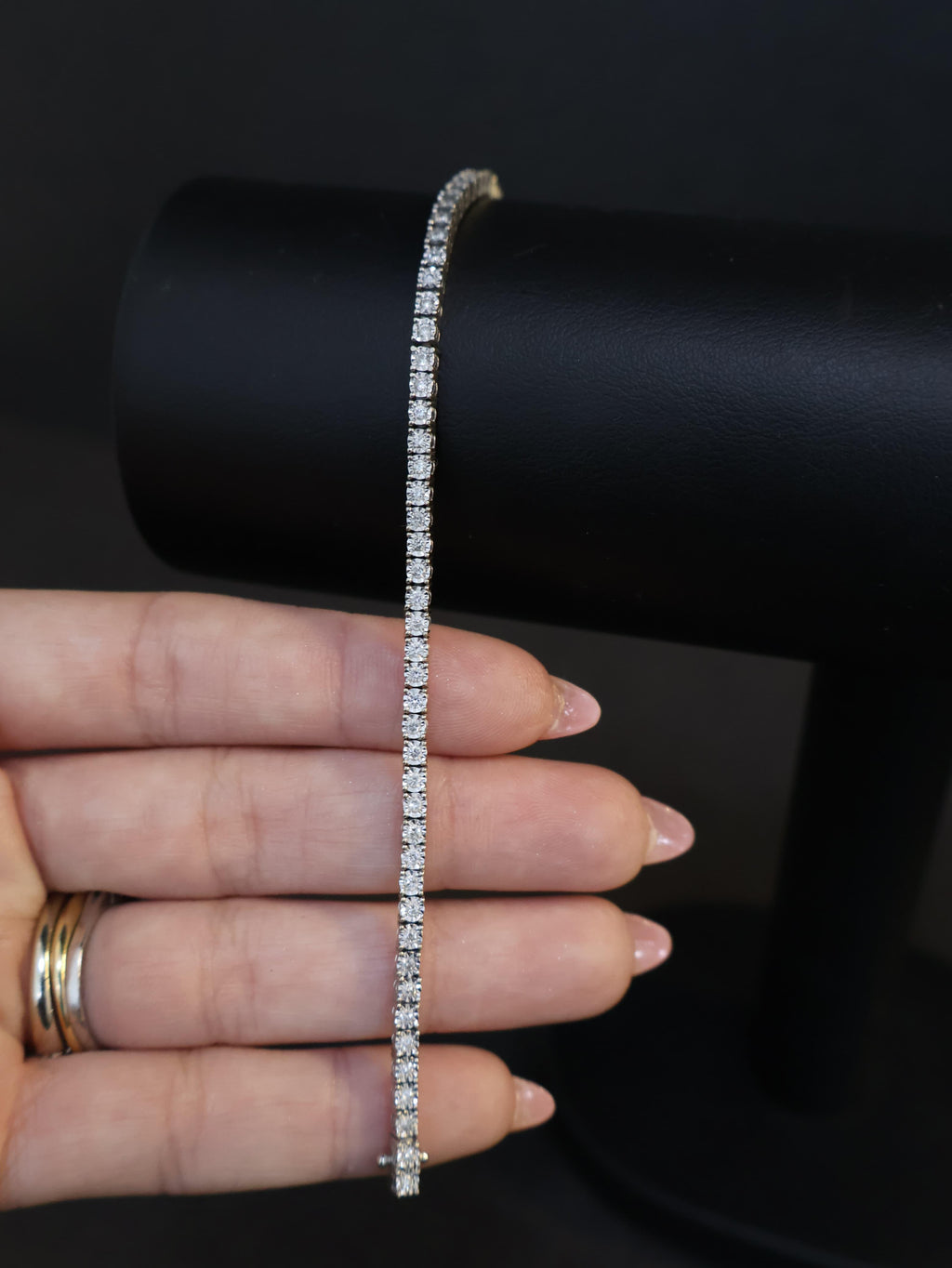 Pulseira Riviera em Ouro e Diamantes