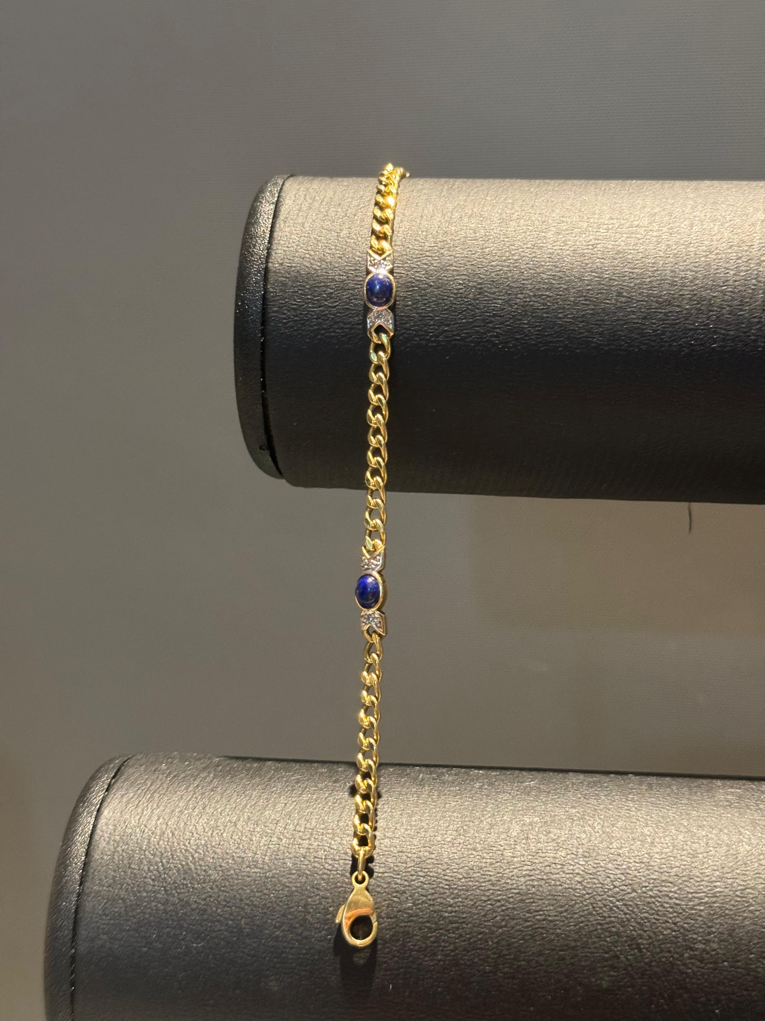 Pulseira de Ouro e Pedras