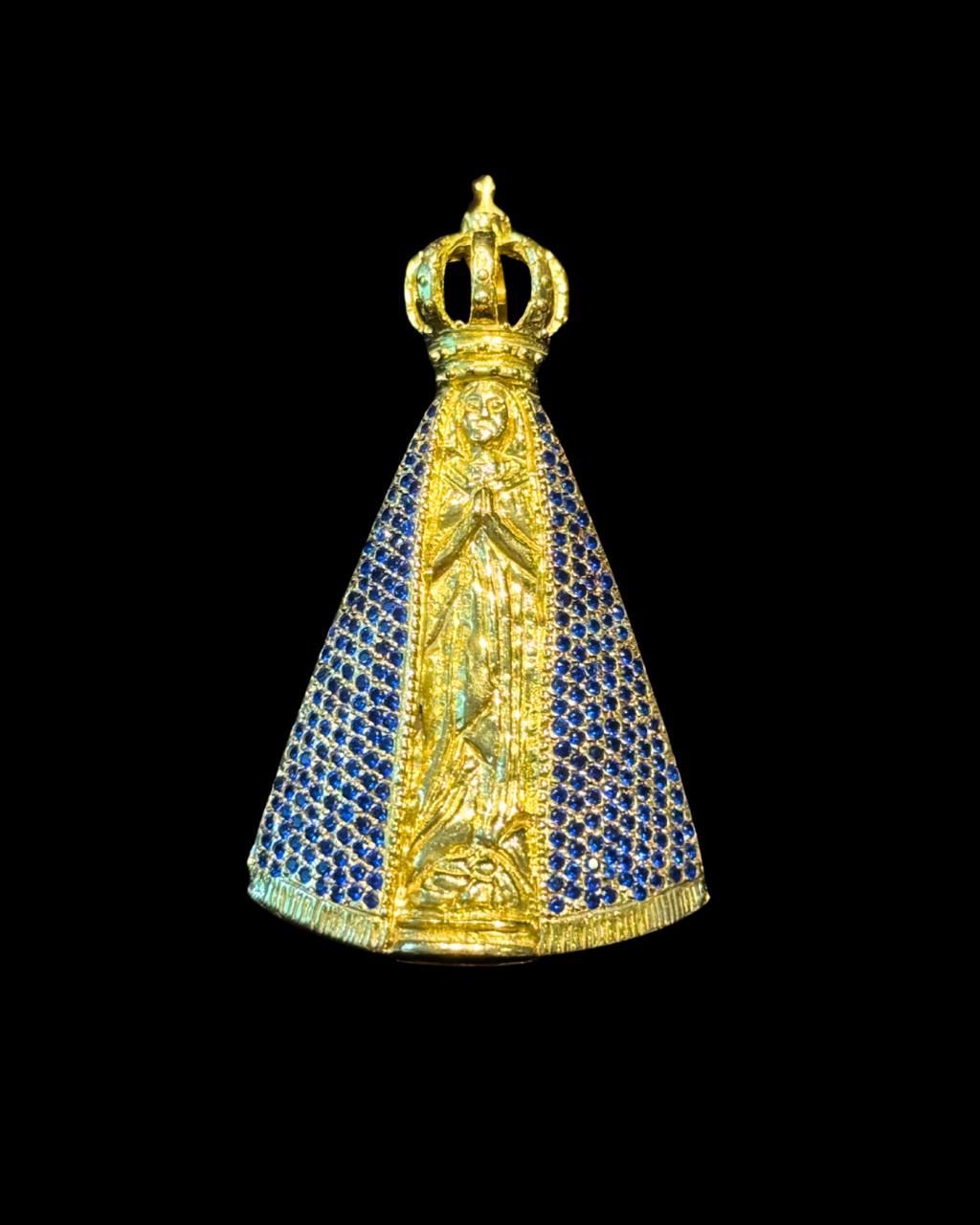 Pingente em Ouro e Pedras