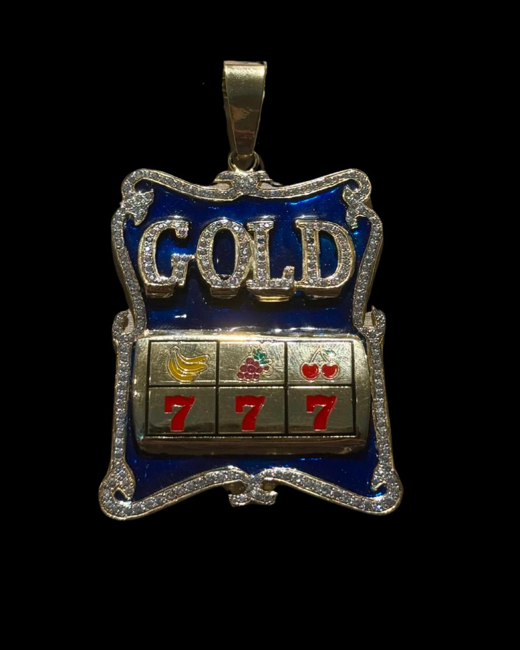 Pingente de Ouro e Pedras