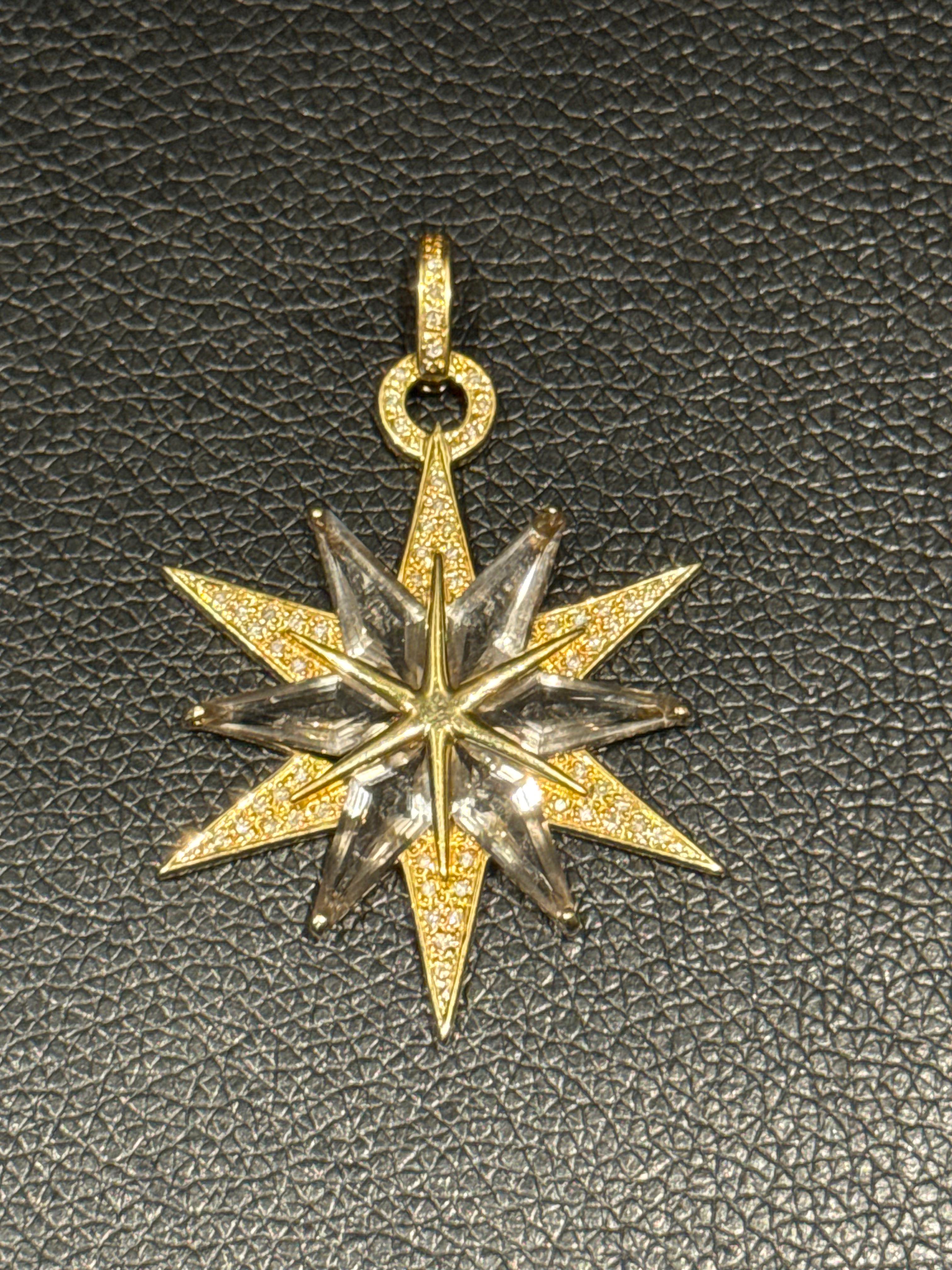 Pingente de Ouro e Diamantes