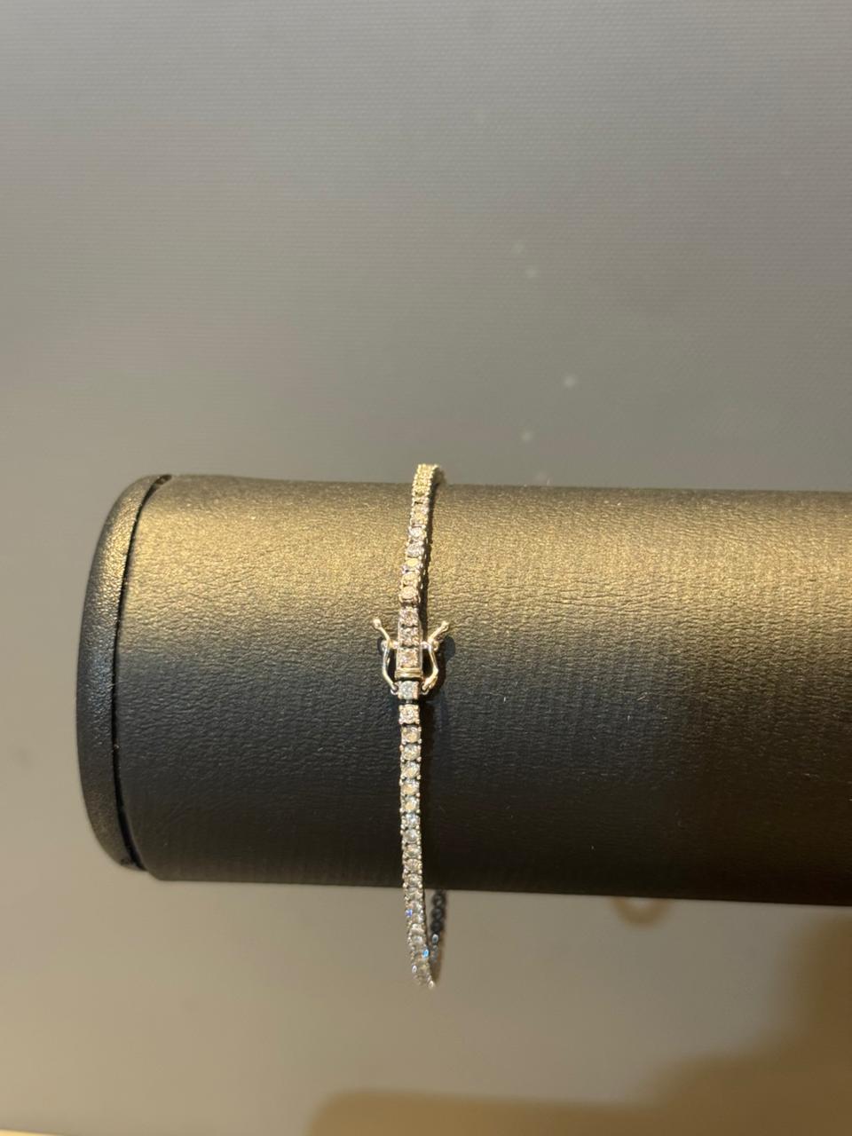 Pulseira Riviera em Ouro e Diamantes