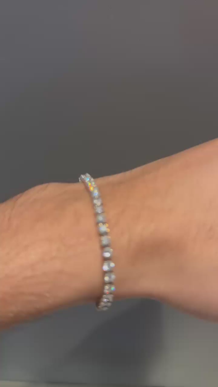 Pulseira Riviera em Ouro e Diamantes