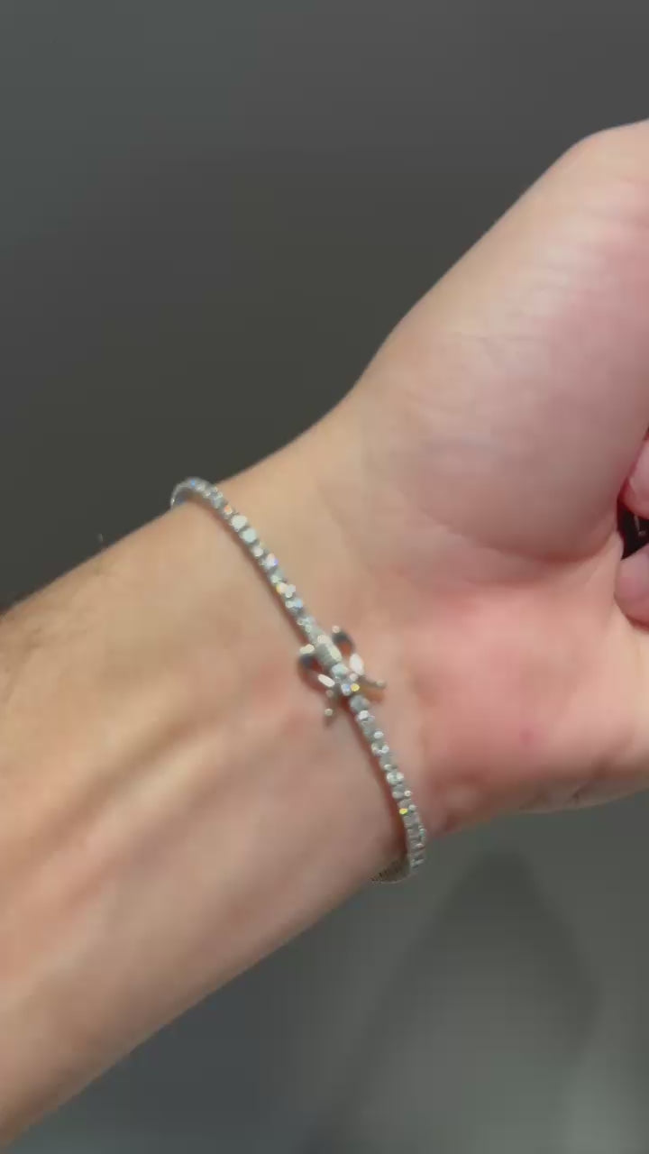 Pulseira Riviera em Ouro e Diamantes