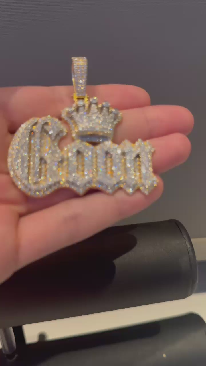 Pingente em Ouro e Diamantes
